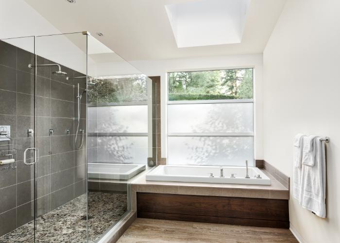 A new shower installation in Fort Worth.